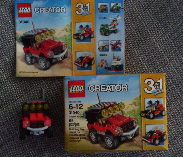 Lego Creator 3-En-1 Desert Racer 31040 dans Jouets et jeux  à Longueuil/Rive Sud - Image 2