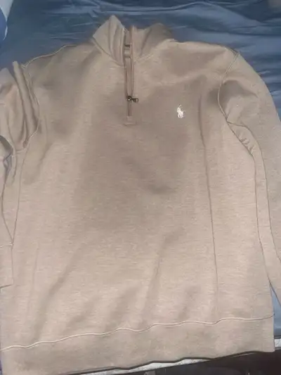 Brown quarter zip , View more