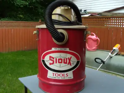 SIOUX Tools This shop vac was only used for woodworking. NO drywall dust or wet. Shop vac just clean...