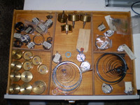 Clock Repairers Mainspring and Barrel Lot for Vintage Clocks