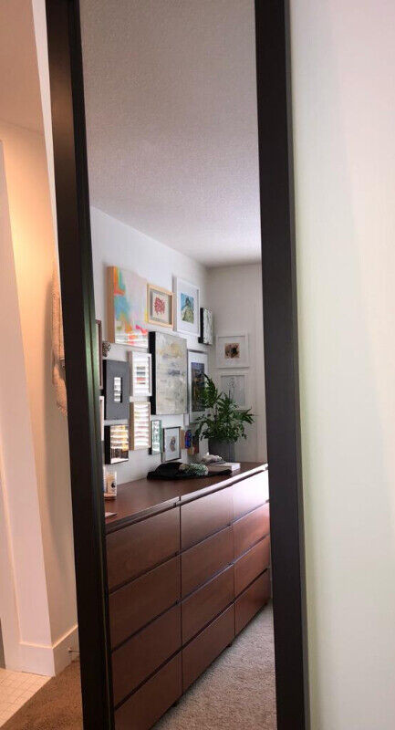 Solid Wood Full Length Rectangle Framed Mirror in Other in Calgary - Image 3