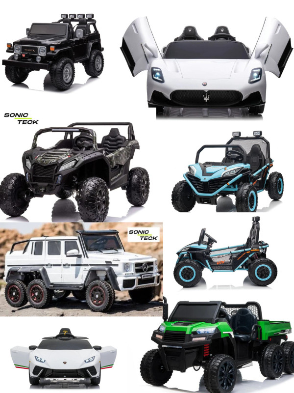 KIDS RIDE ON CARS 2 SEATER JEEPS 4X4 ATV DUNE BUGGY UTV 24VOLTS in Toys & Games in City of Toronto - Image 2