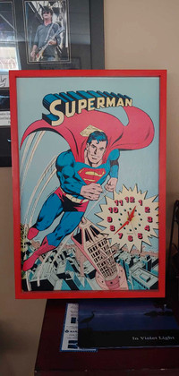 Vintage 1978 Superman Wall Clock