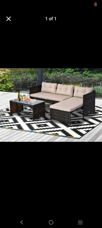 Wicker Patio Set, View more