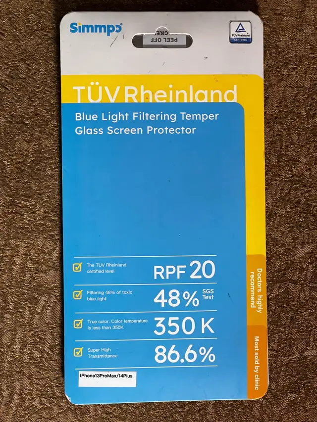 Certified Eye Protection Anti Blue Light Screen Protector  in Cell Phone Accessories in Hamilton - Image 2