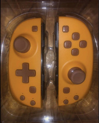 Joy pad controller for Nintendo switch charging grip orange