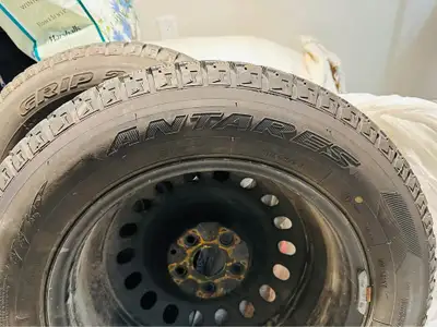 Winter tires 17” with rims. Set of 4. Only used for a month. Sold the car so don’t need it anymore....