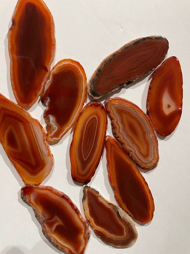 Red agate slices in Other in Calgary - Image 3