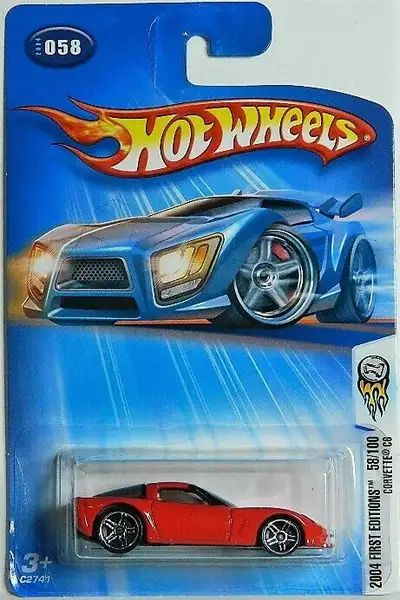 Hot Wheels 1/64 scale Corvette C6 diecast new sealed, $5 each. Police is $8. Black HW Race Martin Ar...