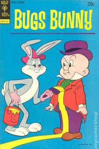 Various Looney Tunes comics, trading cards, VHS: Bugs, Daffy