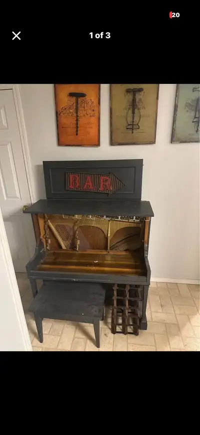 Upcycled Piano Bar, View more