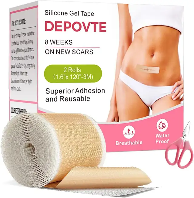 DEPOVTE Silicone Tape for Scar Removal Scar