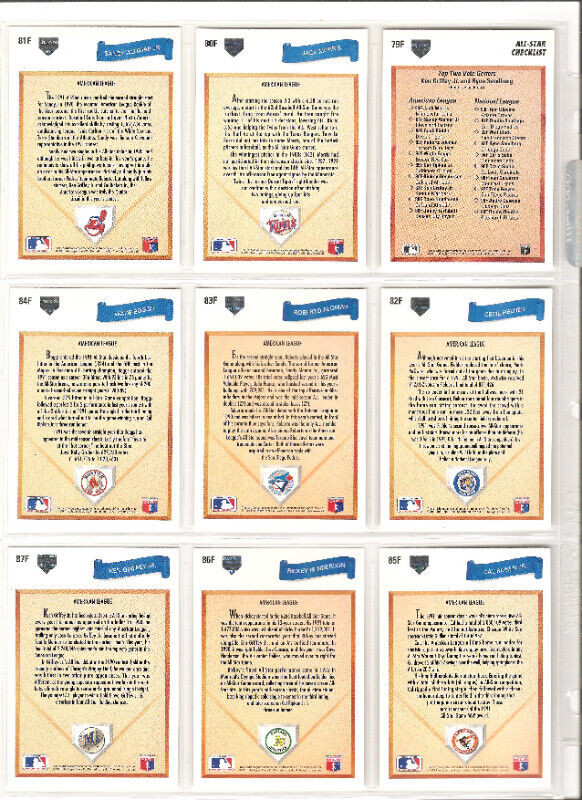 1991 MLB Toronto All-Star Game Premium Souvenir Pack with Ticket in Arts & Collectibles in St. Catharines - Image 4