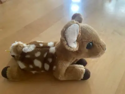 Peluche bébé chevreuil (T80), View more