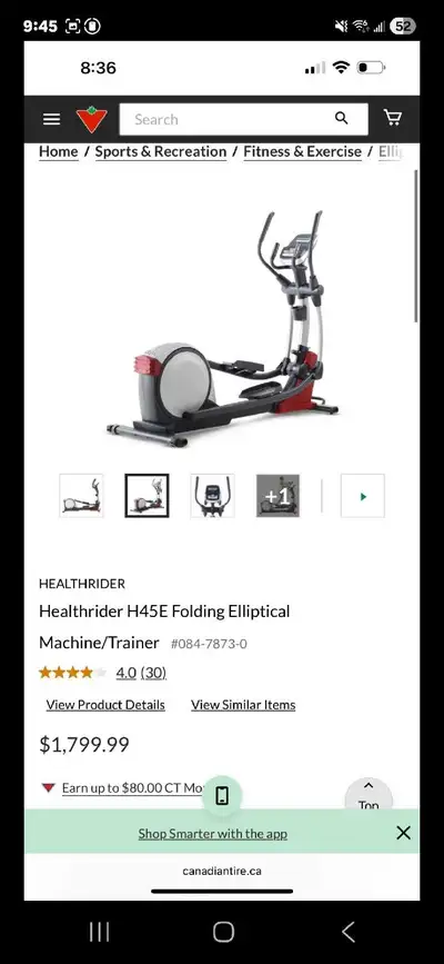 health rider elliptical , View more