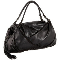 Maria Sharapova by Cole Haan Black Leather Satchel Shoulder Bag