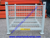 USED WIRE MESH BINS. WIRE BASKETS, WIRE CONTAINERS, LOWEST PRICE