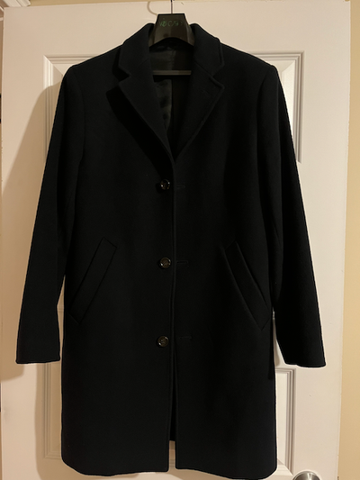 J. Crew Ludlow Men's TopCoat Wool & Cashmere | Size 36S | Navy, View more