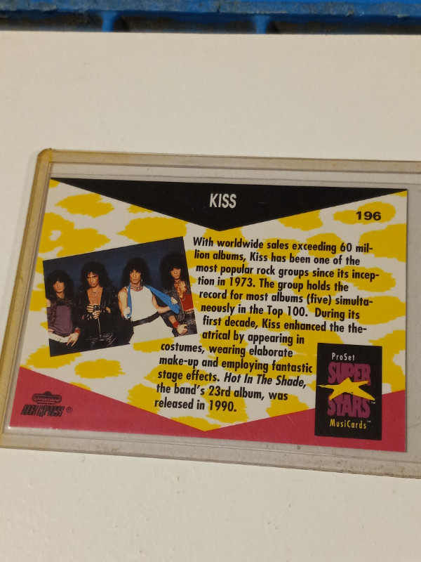 KISS Classic Rock Trading Cards Lot of 2 NM/MT Pro Set 1991 in Arts & Collectibles in Trenton - Image 3