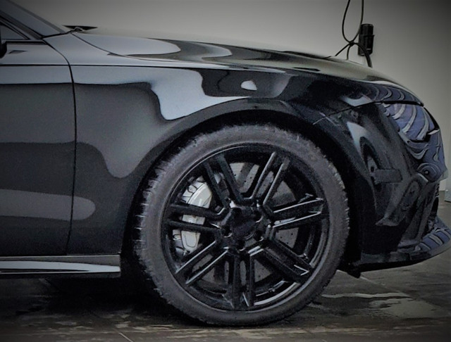 Audi RS7 20" Factory 7-spoke Rims (Black) - set of 4 in Tires & Rims in Calgary