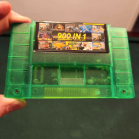 Cassette 900 jeux SNES Super Nintendo Mario Zelda Donkey Kong 