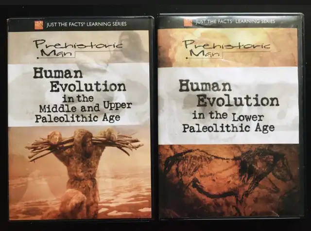 JUST THE FACTS -2, 3 HUMAN EVOLUTION PALEOLITHIC  in CDs, DVDs & Blu-ray in Brantford - Image 2