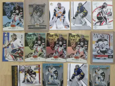 Up for sale are 14 Ryan Miller card collection. Please send an e-mail if you are interested in this...