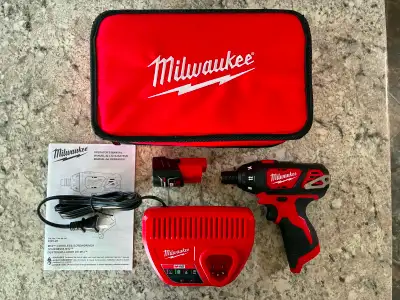 New Milwaukee M12 1/4" Hex Screwdriver Kit, View more