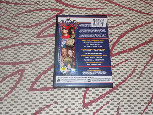 WWE CAPITOL PUNISHMENT DVD, JUNE 2011 PPV, R-TRUTH VS. JOHN CENA in CDs, DVDs & Blu-ray in Hamilton - Image 2
