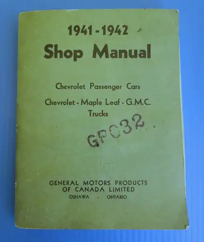 1941-1942 Shop Manual for Chevrolet Passenger Cars, View more