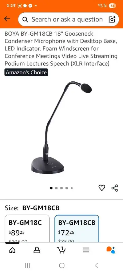 BOYA Gooseneck Microphone, View more