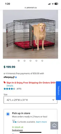 KONG large dog crate