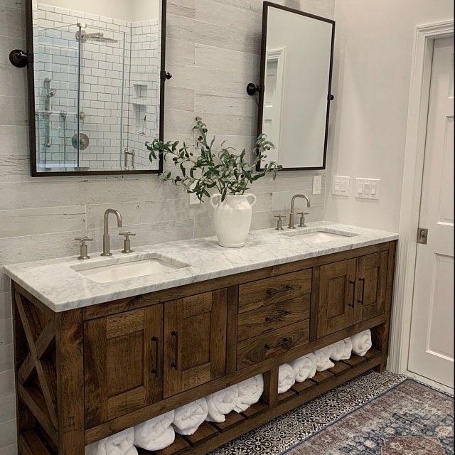 Solid Wood Bathroom Vanities & Fixtures Alberta Made