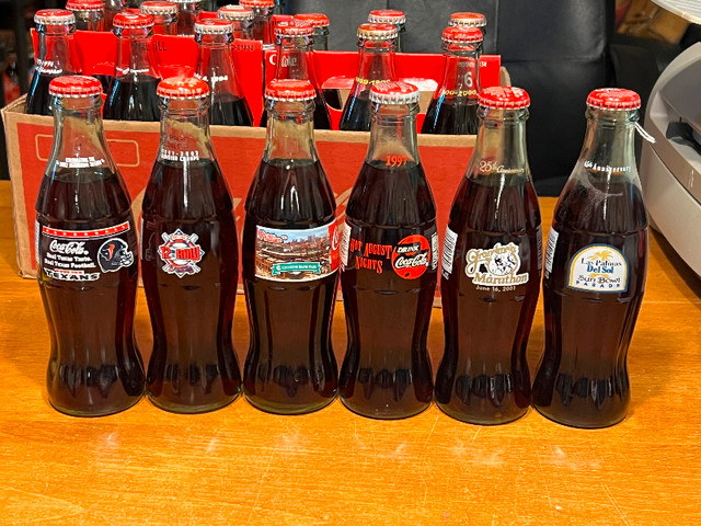 COCA COLA BOTTLE $22 EACH SUN BOWL PARADE/MARATHON/HOT AUGUST NI dans Art et objets de collection  à Longueuil/Rive Sud