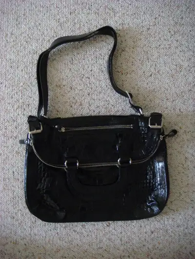 Gently Used Danier Leather Handbag, View more