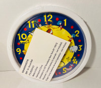 Dr. Seuss Cat in the Hat Clock Brand New Sealed