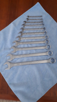 New 11 Pcs Mastercraft SAE Wrench Set