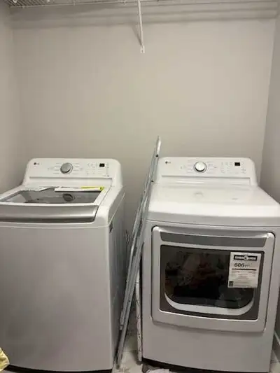 LG TPP LOAD WASHER AND DRYER SET LIKE NEW, View more