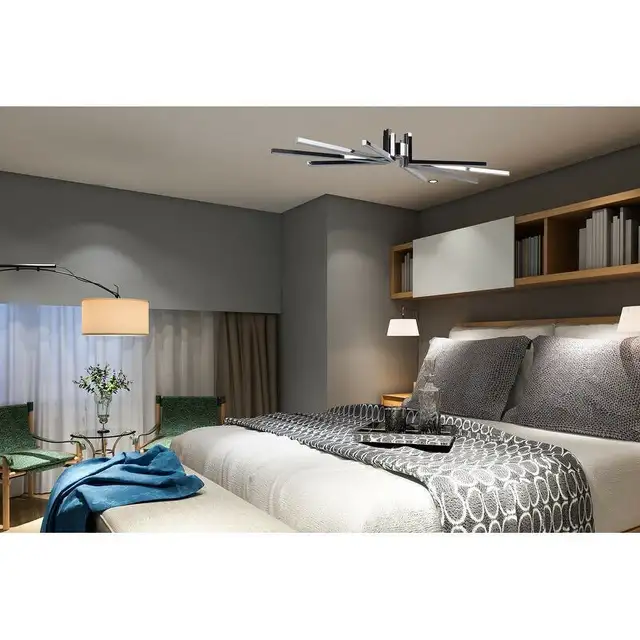 Craftmade Pinnacle 8 LED Chandelier Light 45728-CH-LED in Indoor Lighting & Fans in London - Image 3