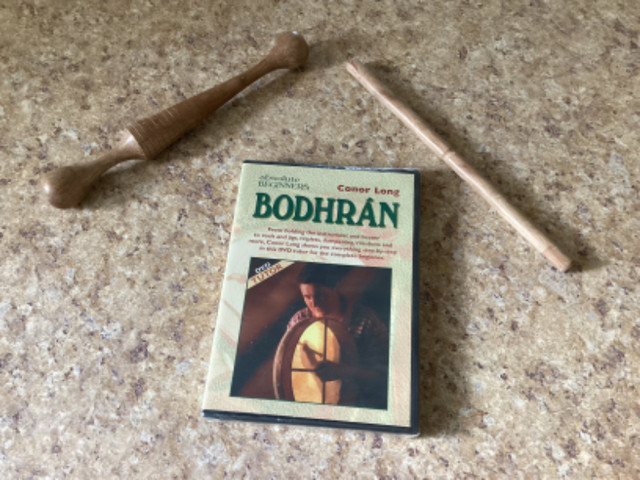 Bodhran with sticks & DVD Tutor Video in Drums & Percussion in Saskatoon - Image 3