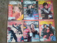 Inside Kung-Fu vintage martial arts magazines. Lot 1