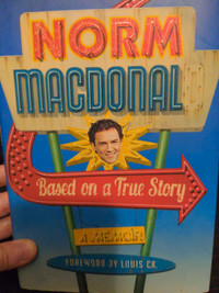 Norm Macdonald Based on a True Story a Memoir Book