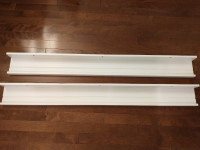 Large 45 inch White Wall Shelves $45 for both. Located in west