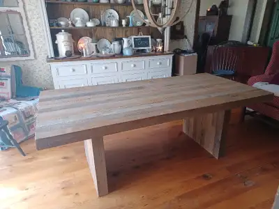 Large Country Style Dining Room Table From Warehouse 74, View more
