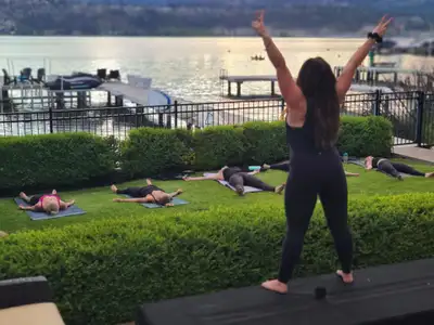 Dockside Flow: Yoga & Meditation on Okanagan Lake!, View more