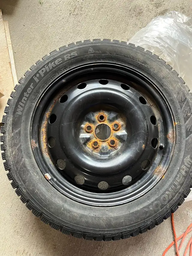 Hankook Winter Tires with rim 225/55R17 in Tires & Rims in Kitchener / Waterloo - Image 2