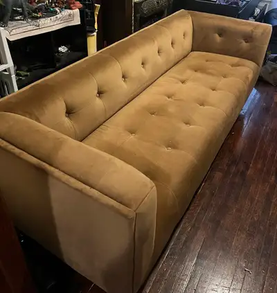 3 Seater velvet sofa, View more