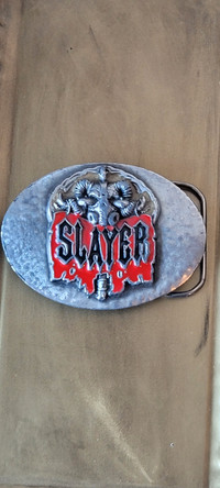 90s Slayer Belt Buckle Made in the USA