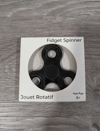 Brand New in Package Fidget Spinner Toy (Black)