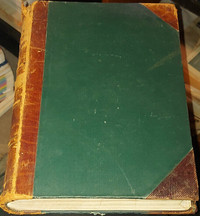 1911 Leather Bound Manual Training Antique Book